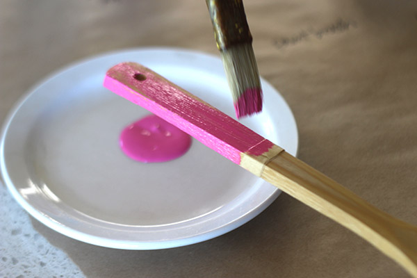 pink brushing